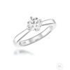 0.53ct G VS2 Round Brilliant Diamond Solitaire Ring - Image 3