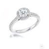 0.50ct H SI1 Round Brilliant Cut Diamond Cluster Ring - Image 2
