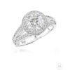 0.50ct E VS2 Round Brilliant Diamond Halo Ring - Image 2