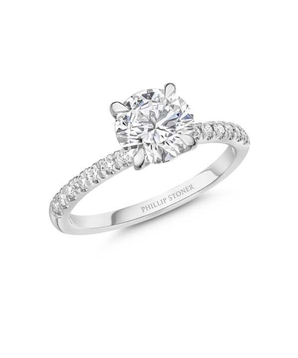 1.51ct G SI1 Round Cut Diamond Nova Ring