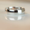 6mm Medium Court Wedding Band – 18ct White Gold