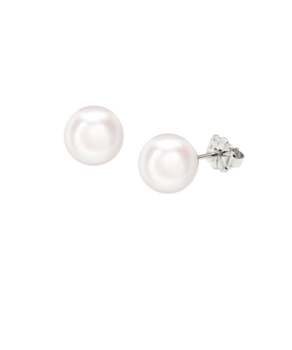 Akoya Pearl Stud Earrings – 18ct White Gold