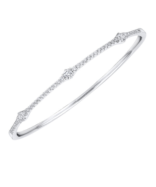 Diamond Dot Line Bangle