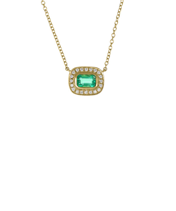 Emerald & Diamond Pendant