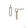 Diamond Love Links Earrings