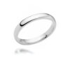 3mm Medium Court Wedding Band – 18ct White Gold - Image 3
