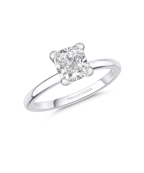 Lab Grown 2.05ct D VS1 Cushion Diamond Ring