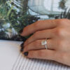 Lab Grown 2.02ct D VS1 Emerald Cut Diamond Ring - Image 3