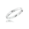 2.5mm Bevelled Edge Wedding Band – Platinum - Image 2