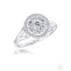 Illusion Set 0.61ct Diamond Loop Ring - Image 3
