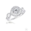 Illusion Set Diamond Knot Ring - Image 3