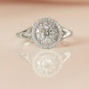 Illusion Set 0.61ct Diamond Loop Ring