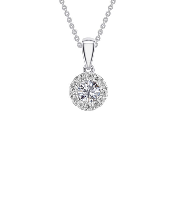 Diamond Halo Pendant