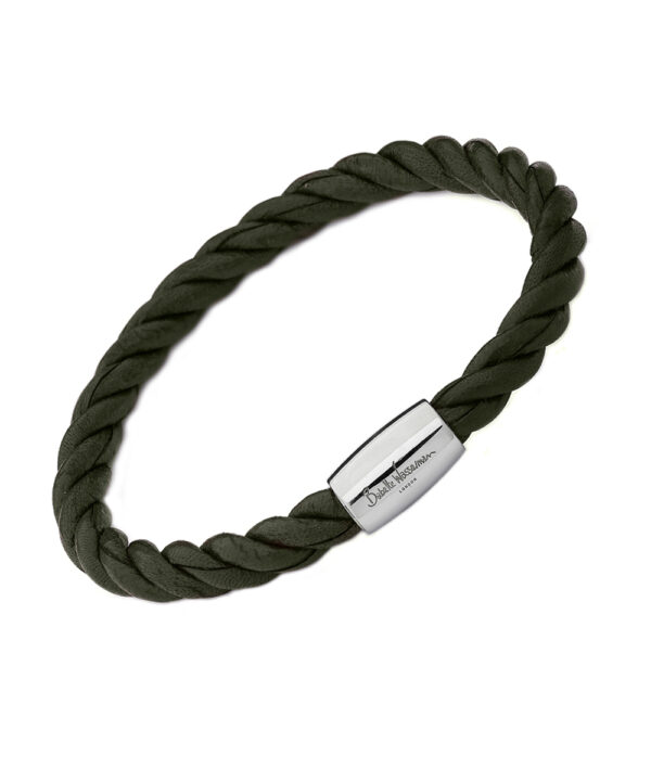 Twist Leather Bracelet – Brown