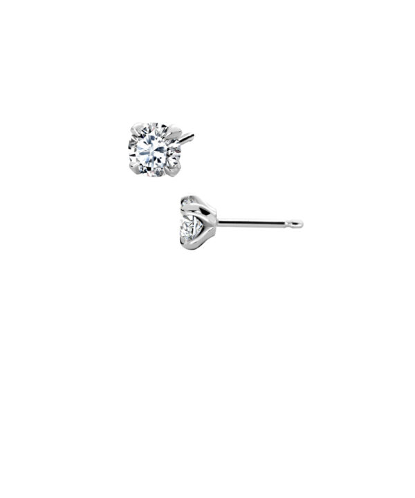 Classic Diamond Stud Earrings