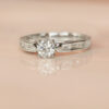 0.50ct F VS1 Round Brilliant Diamond Single Stone Ring