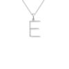 Diamond Set Initial Charm Pendants