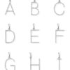 Diamond Set Initial Charm Pendants - Image 4