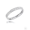 Platinum Full-Set Baguette Diamond Band - Image 2