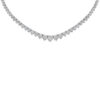 Graduated Diamond Line Necklace