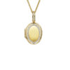 Diamond Set Locket – 18ct Yellow Gold