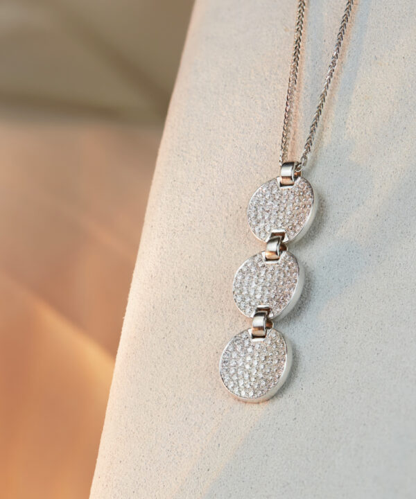 Diamond Disc Pendant