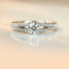 0.50ct H VS1 Round Brilliant Cut Diamond Engagement Ring