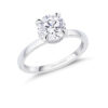 Lab Grown 1.50ct D VS1 Round Brilliant Cut Diamond Ring