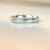 0.50ct Full Channel Set Round Brilliant Diamond Band – Platinum