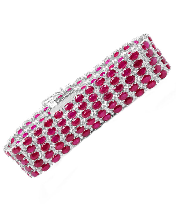 Ruby & Diamond Statement Cuff