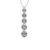 Graduated 5 Diamond Drop Pendant