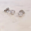 Sirena Round Diamond Stud Earrings - Image 2