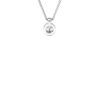 Delicate Diamond Pendant – 18ct White Gold - Image 2