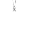 Delicate Diamond Pendant – 18ct White Gold - Image 3