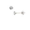 Delicate Diamond Studs – 18ct White Gold