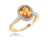 Spessartite & Diamond Thea Ring - Image 3