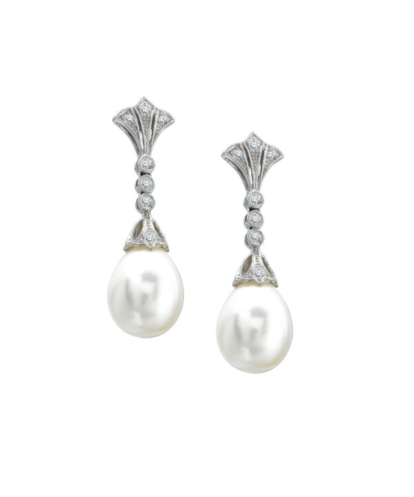 Pearl & Diamond Duchess Earrings