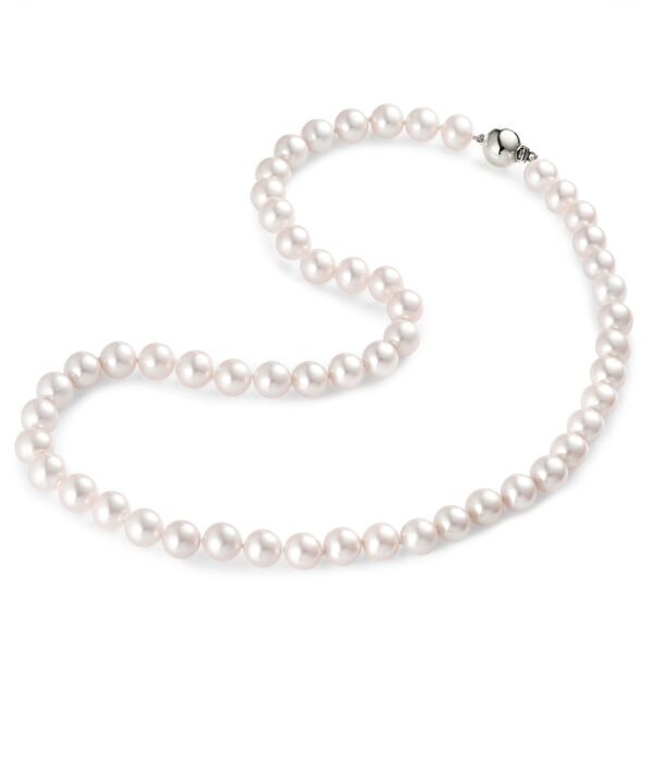 Akoya Pearl Necklace – 18ct White Gold - Image 2