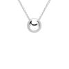 Button Pendant – 18ct White Gold