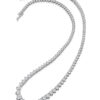 Graduated Diamond Line Necklace - Image 3