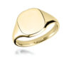 Cushion Stamped Signet Ring – Customisable