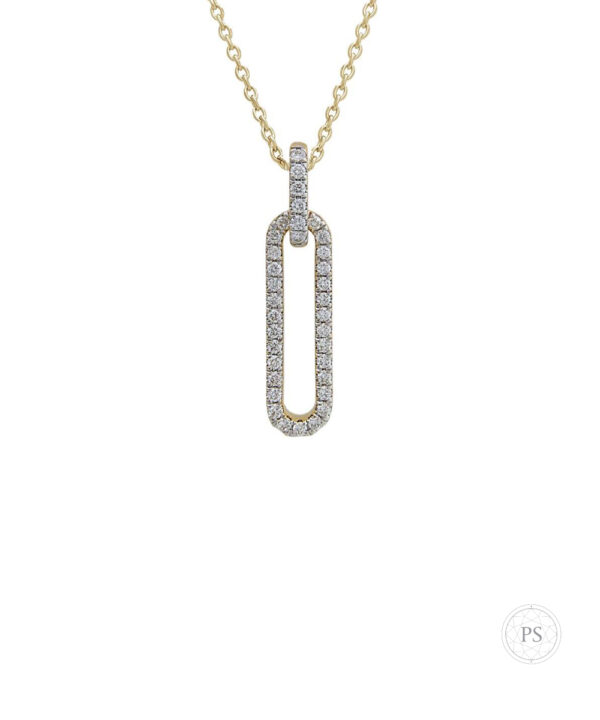 Diamond Love Links Pendant