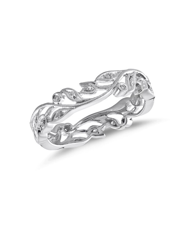 Narrow Diamond Tulip Band