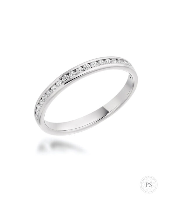 0.25ct Channel Set Round Brilliant Diamond Band