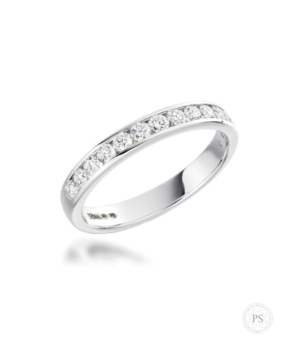 0.50ct Channel Set Round Brilliant Diamond Band