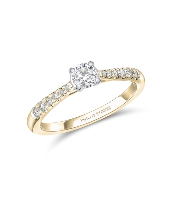 0.30ct G VS2 Round Brilliant Diamond Solitaire Ring