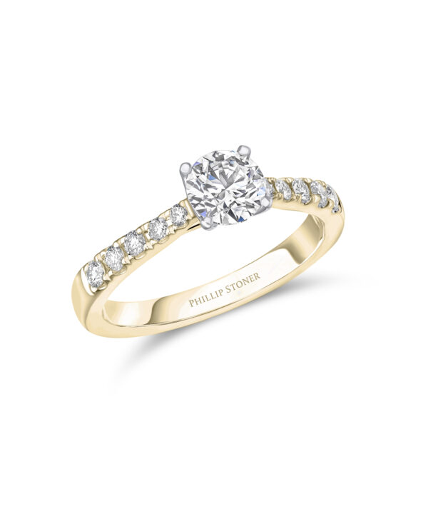 0.70ct G VS2 Round Brilliant Diamond Solitaire Ring