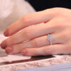 0.71ct G SI2 Round Brilliant Diamond Thea Halo Ring - Image 2