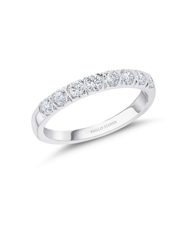 0.52ct Diamond Set Eternity Band – Platinum