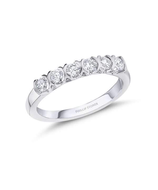 0.50ct Diamond Set Statement Eternity Band – Platinum